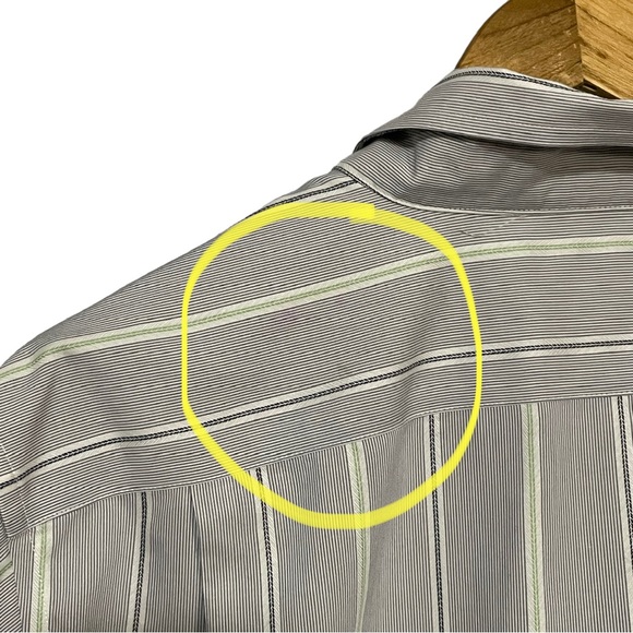 Denver Hayes Never Iron Button‎ Up short sleeve top - Picture 6 of 8